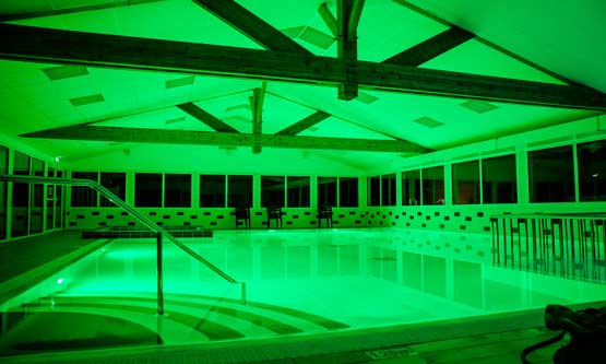 Nocturne piscine île de Ré
