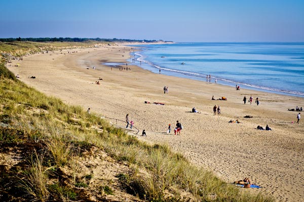 plage proche camping ile-de-re