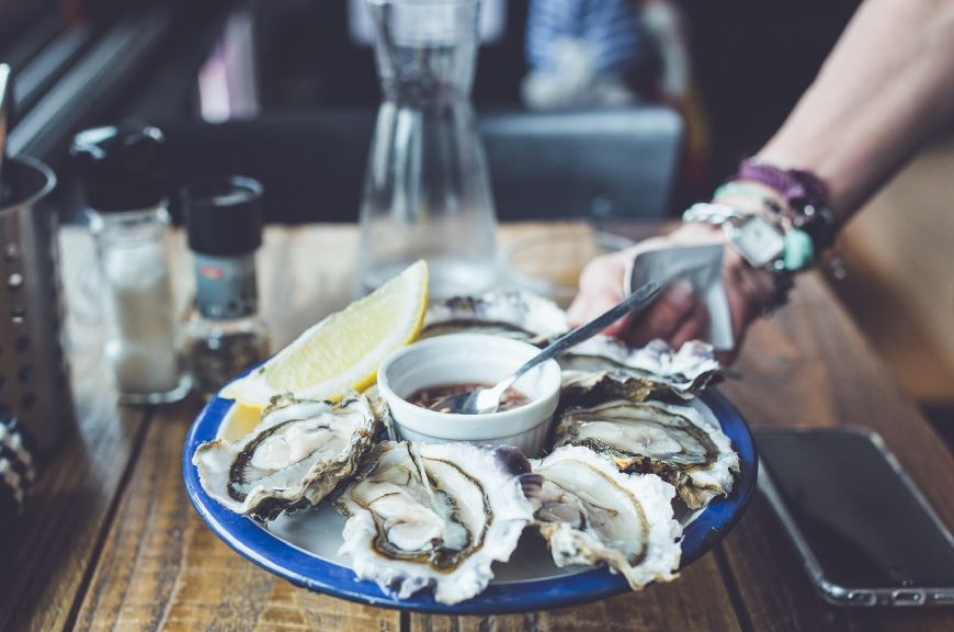 assiette fruit de mer restaurant la flotte en ré